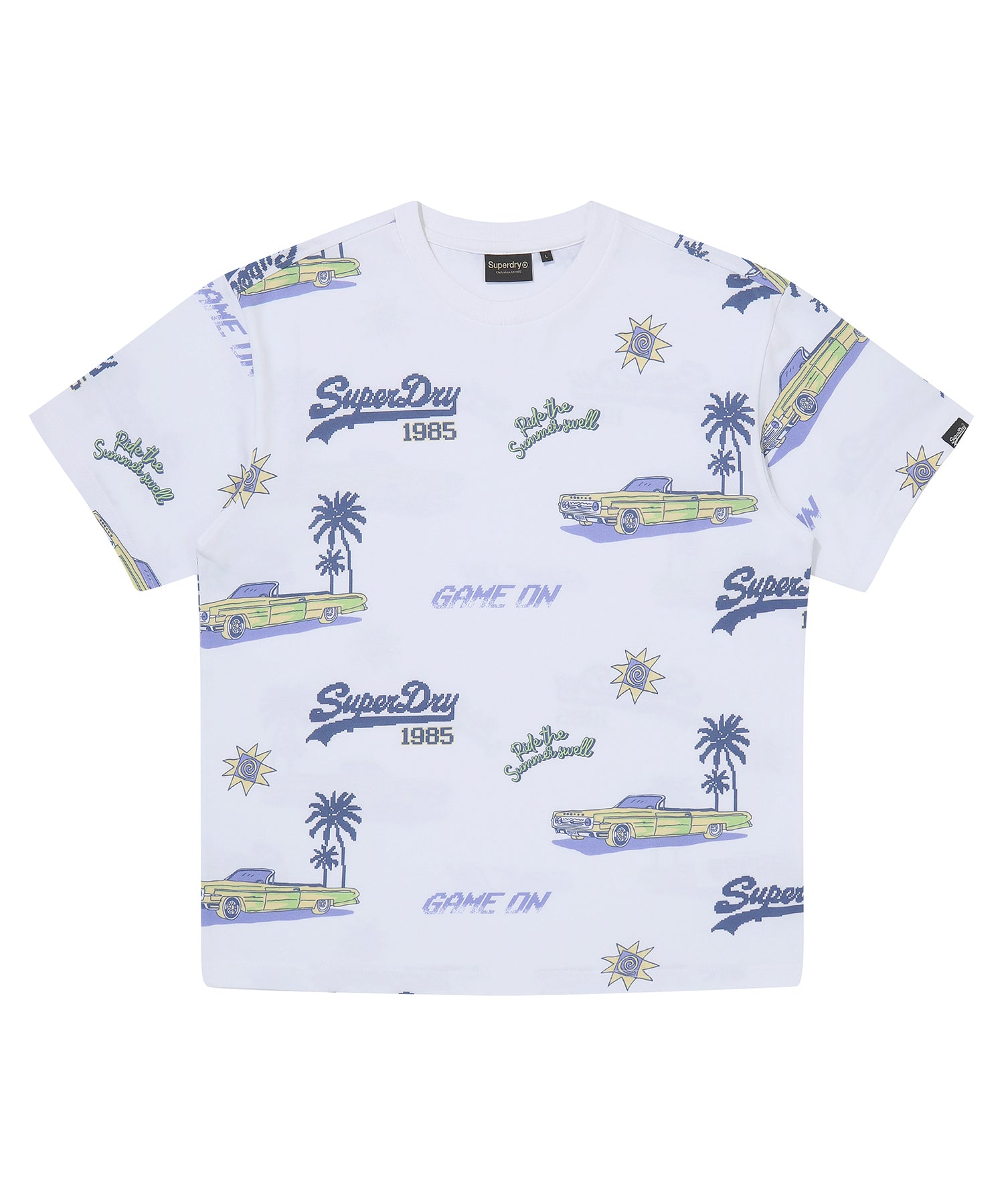 Street Surfer Pattern T-Shirt - Superdry Singapore