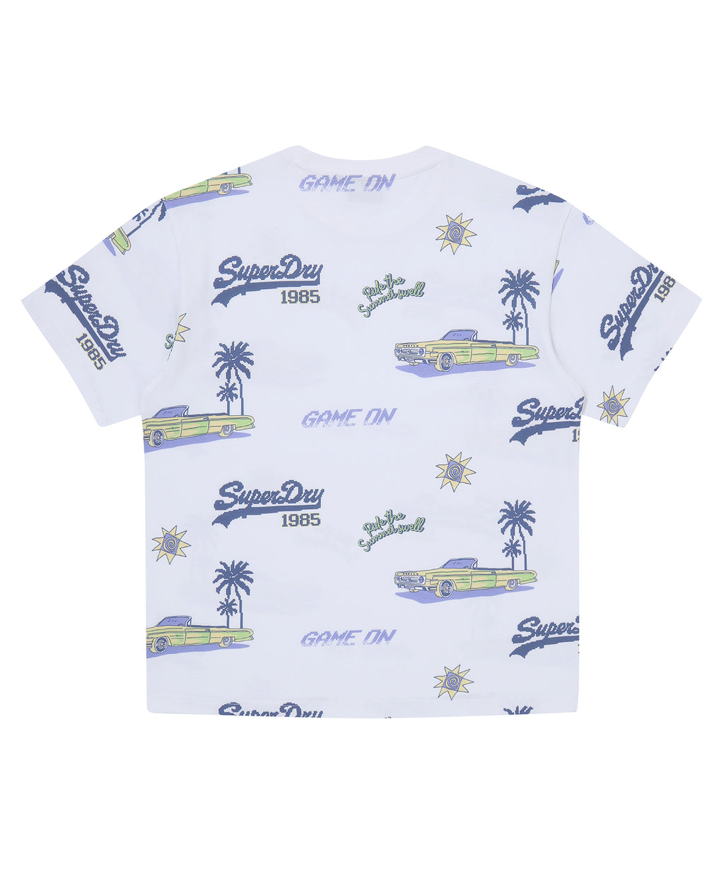 Street Surfer Pattern T-Shirt - Superdry Singapore