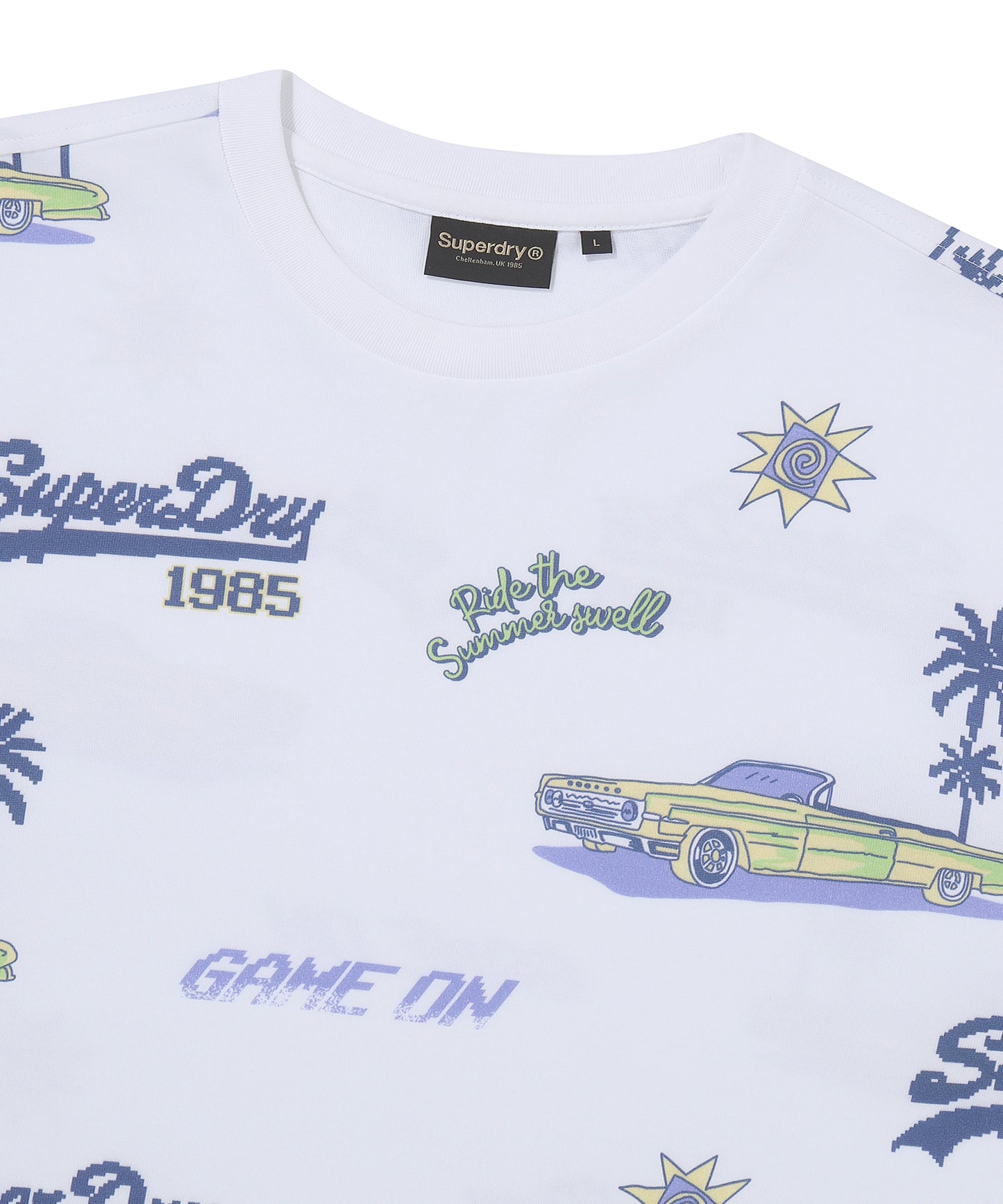 Street Surfer Pattern T-Shirt - Superdry Singapore