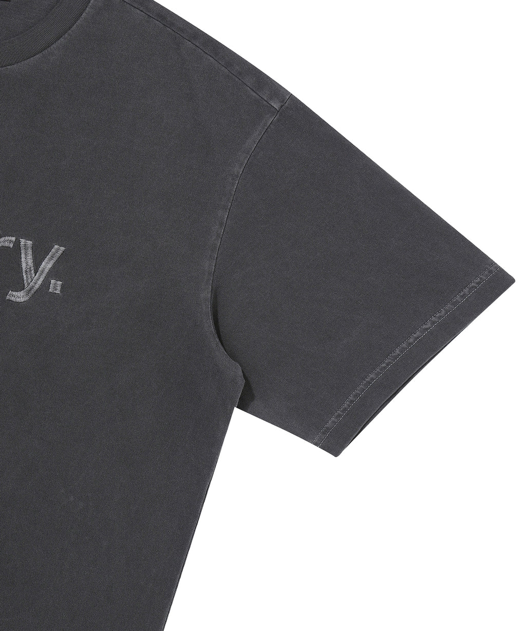 Core Mono Logo T-Shirt - D/Grey  - Superdry Singapore