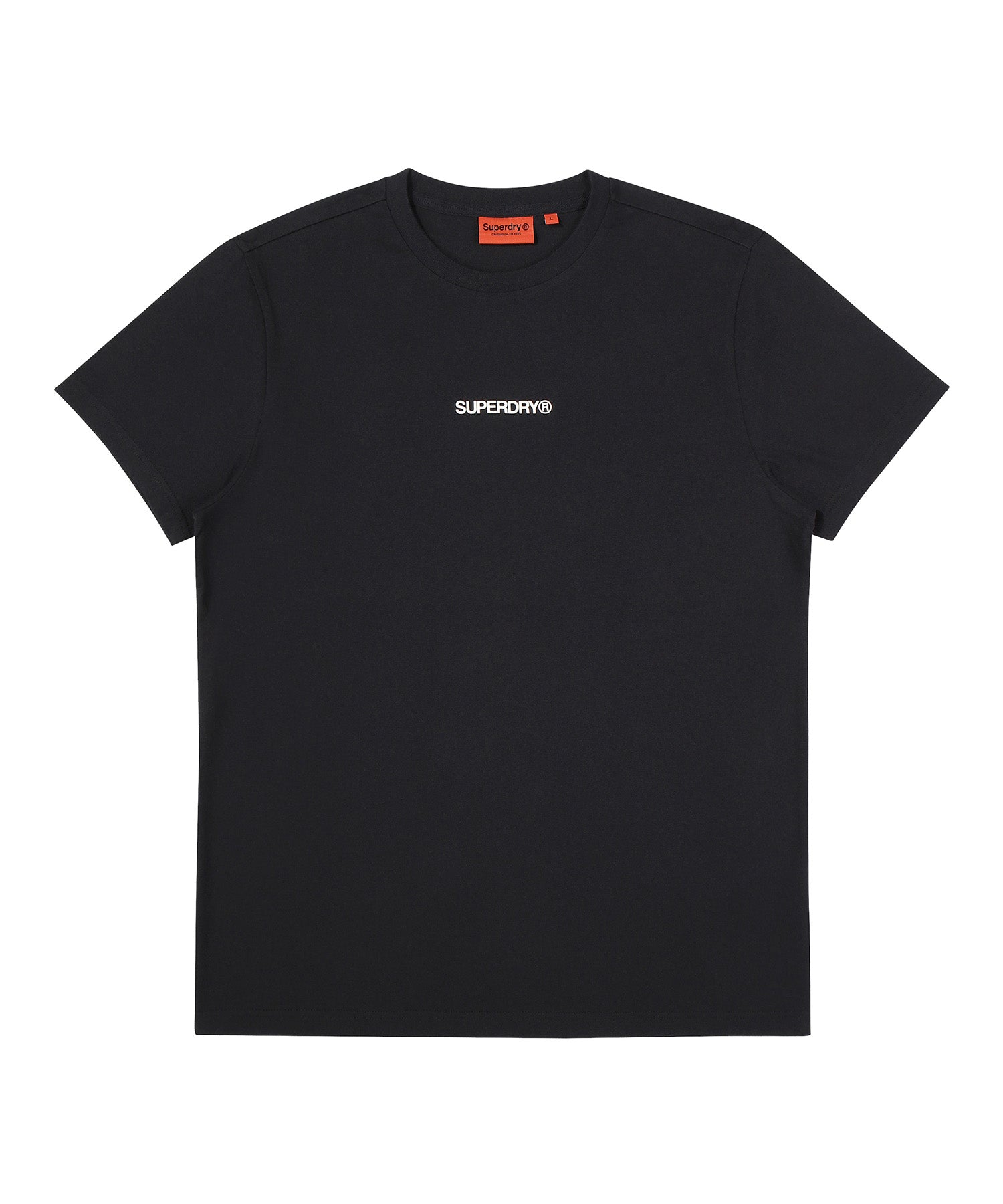 Center Logo T-Shirt - Black  - Superdry Singapore
