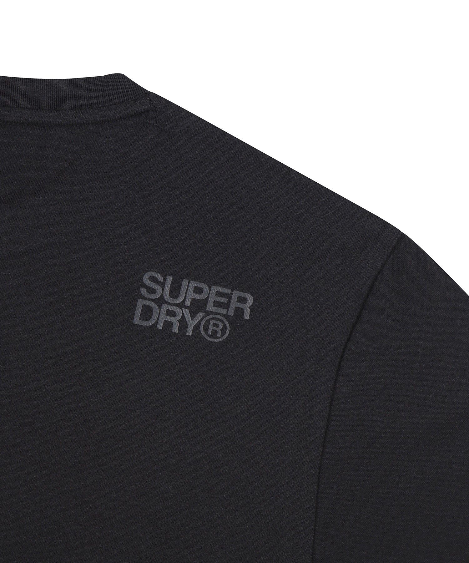 Center Logo T-Shirt - Black  - Superdry Singapore
