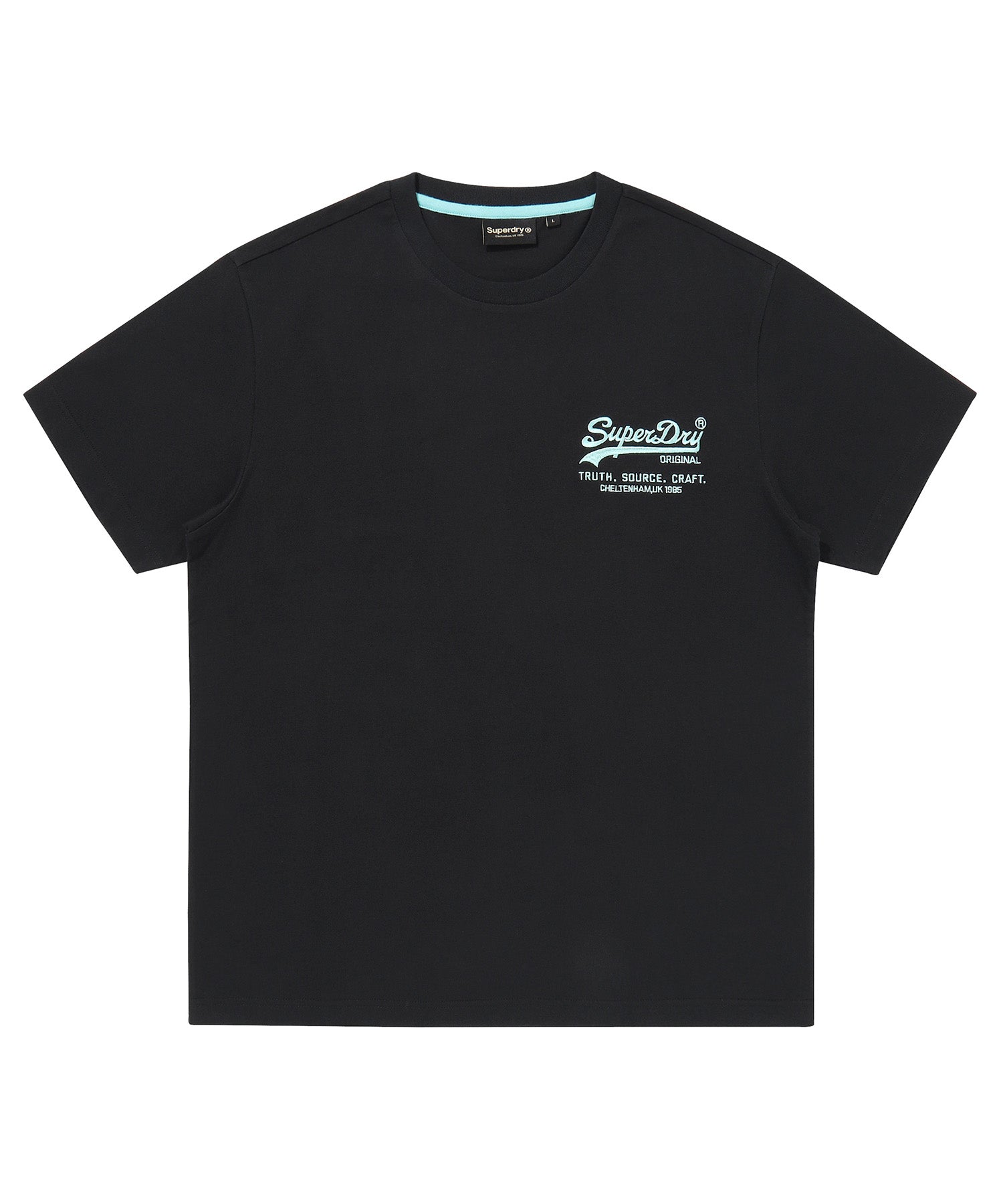Small Vintage Logo T-Shirt - Black  - Superdry Singapore