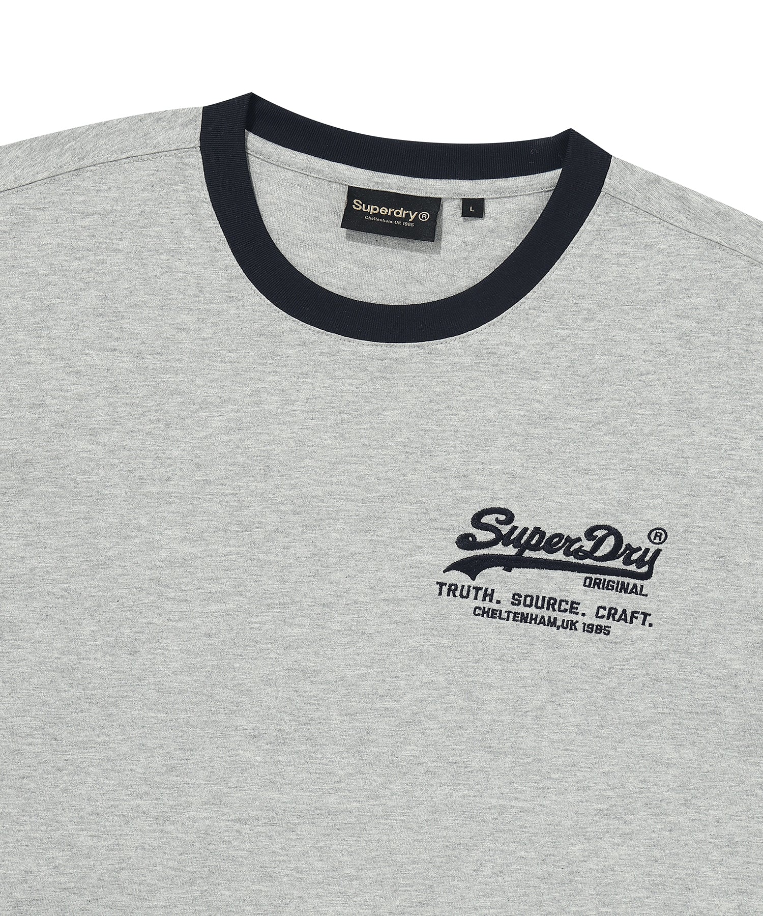 Vintage Logo Ringer T-Shirt - Superdry Singapore