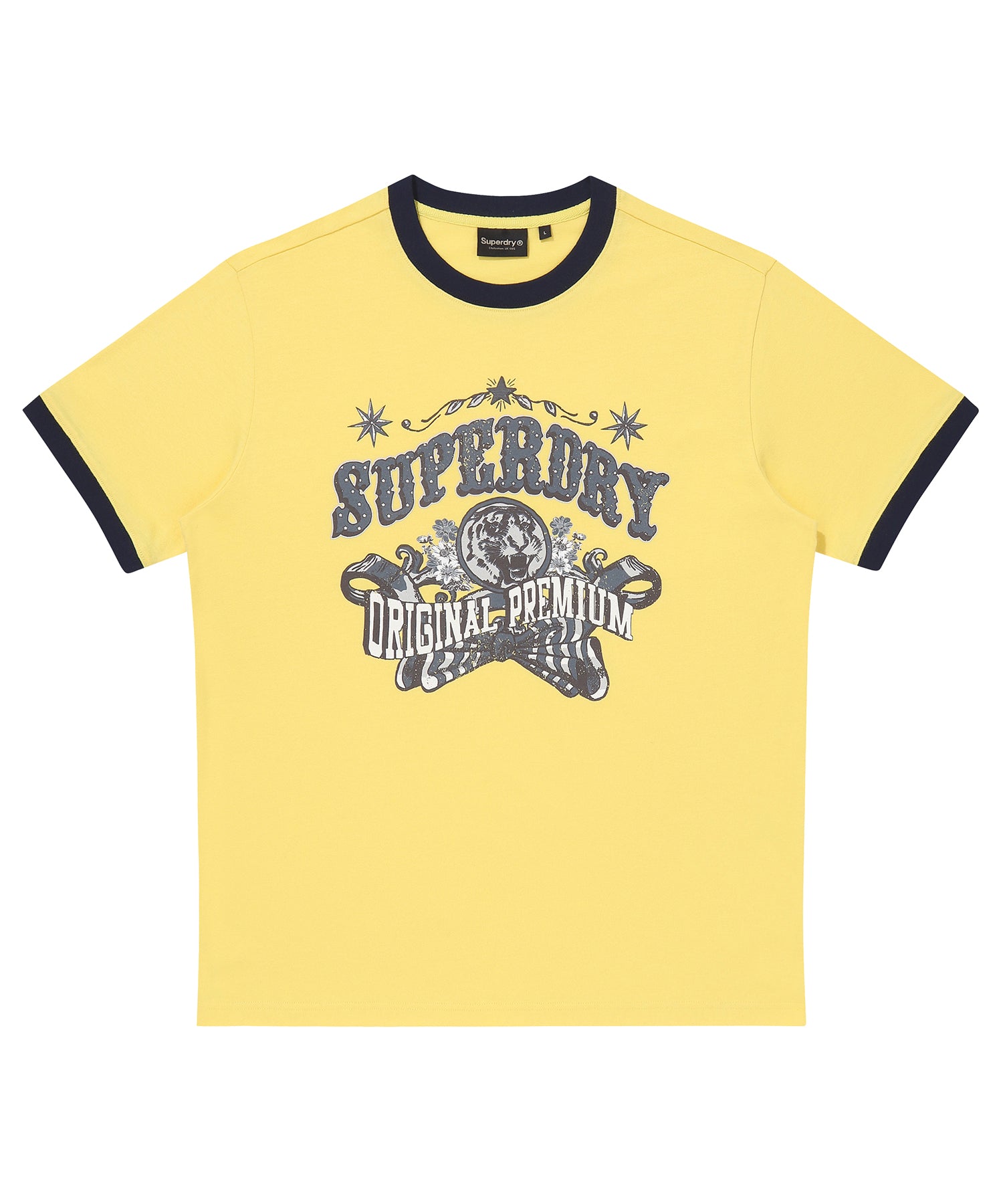Carnival Graphic Ringer T-Shirt - Superdry Singapore