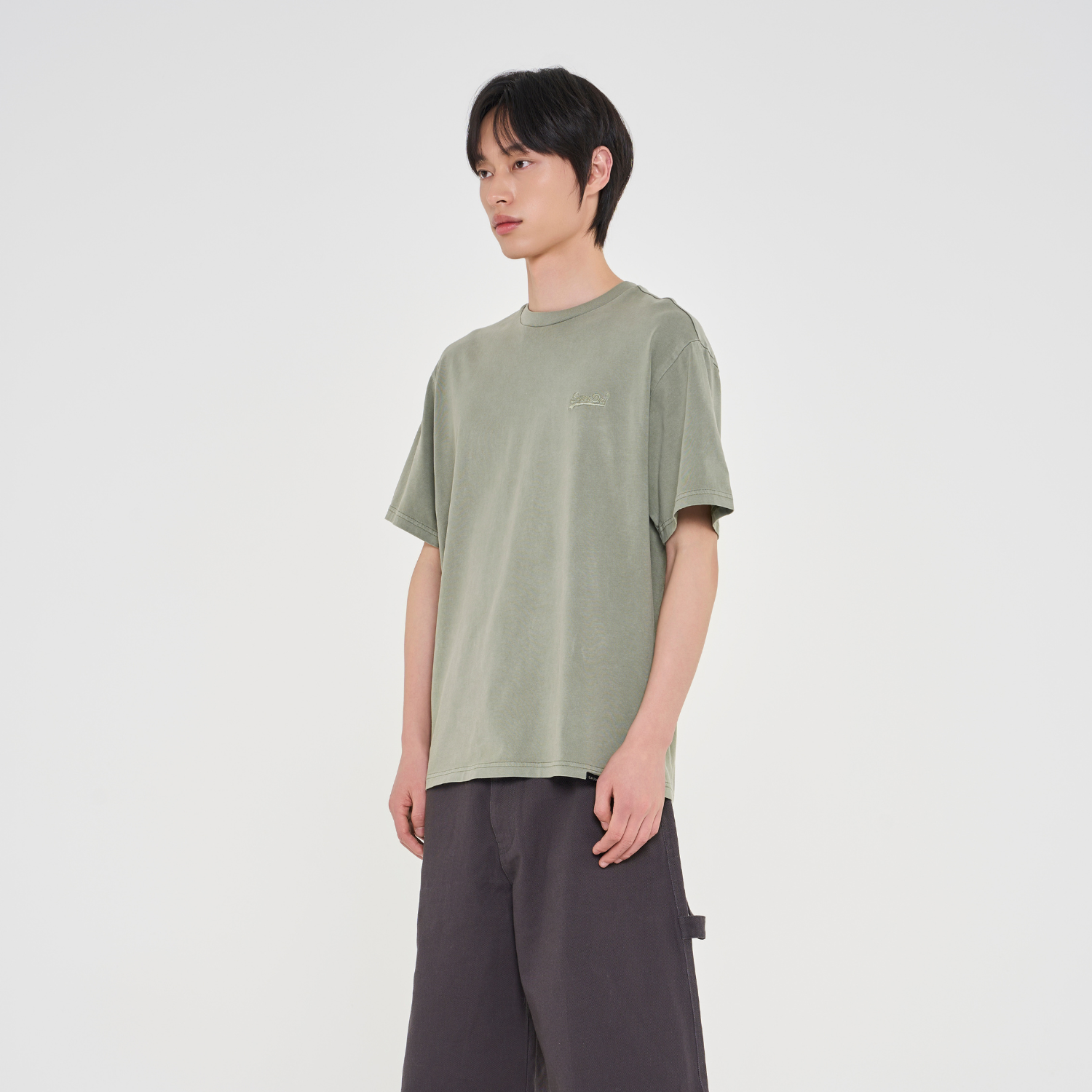 Unisex Small Logo Washed T-Shirt