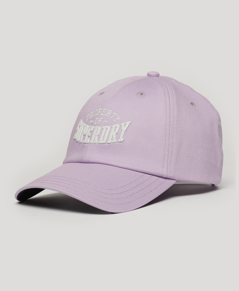 Graphic Baseball Cap - Parma Violet Purple - Superdry Singapore