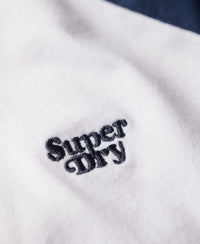 Essential Logo Retro T-Shirt - Optic/ Richest Navy - Superdry Singapore