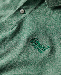 Classic Pique Polo Shirt - Bright Green Grit - Superdry Singapore
