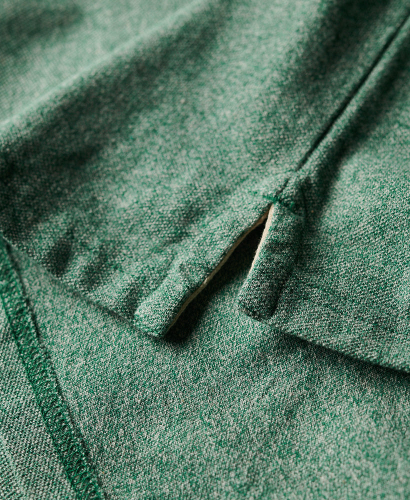 Classic Pique Polo Shirt - Bright Green Grit - Superdry Singapore