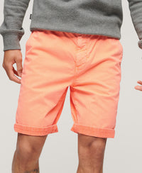Officer Chino Shorts - Peach - Superdry Singapore