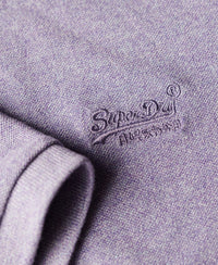 Classic Pique Polo Shirt - Iris Purple Marl - Superdry Singapore