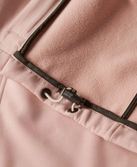 Hooded Soft Shell Trekker Jacket - Vintage Blush Pink - Superdry Singapore