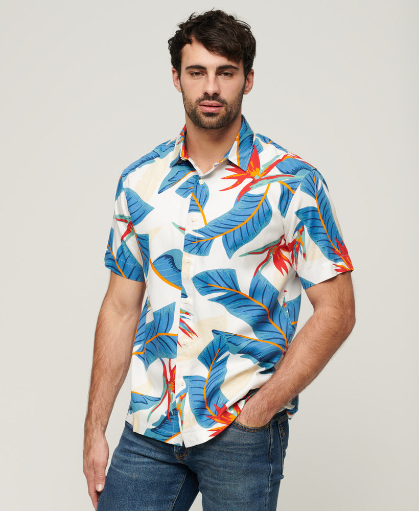 Hawaiian Shirt - Optic Paradise - Superdry Singapore
