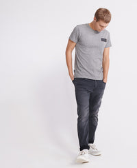 Core Logo Black Out Tee - Grey - Superdry Singapore