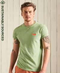 Orange Label Vintage Embroidery T-Shirt - Green - Superdry Singapore
