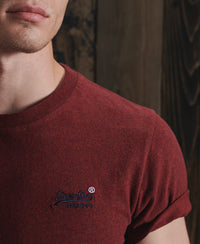 Organic Cotton Vintage Embroidery T-Shirt-Red - Superdry Singapore