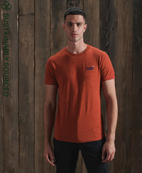 Organic Cotton Vintage Embroidery T-Shirt-Orange - Superdry Singapore