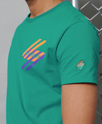 Sportstyle Energy T-Shirt-Turquoise - Superdry Singapore