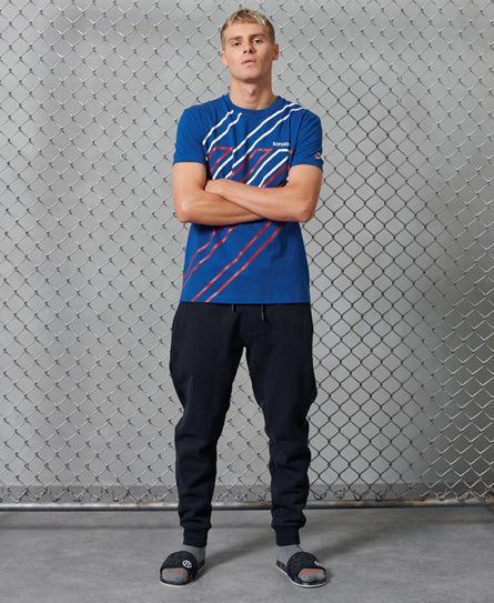 Sportstyle Graphic T-Shirt-Blue - Superdry Singapore