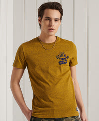 Vintage Varsity Embroidered T-Shirt - Yellow - Superdry Singapore