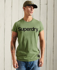 Military Graphic Lightweight T-Shirt - Green - Superdry Singapore
