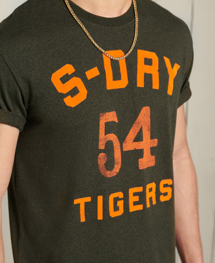 Military Box Fit Graphic T-Shirt - GREEN - Superdry Singapore