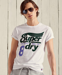 Collegiate Graphic Lightweight T-Shirt - White - Superdry Singapore