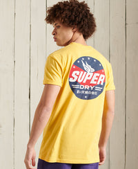 Boho Box Fit Graphic T-Shirt - Yellow - Superdry Singapore