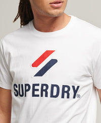 Sportstyle Classic T-Shirt - White - Superdry Singapore
