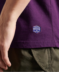 Mountain Relaxed Fit Graphic T Shirt - Purple - Superdry Singapore