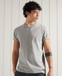 Military Non Branded Graphic T-Shirt - Grey - Superdry Singapore