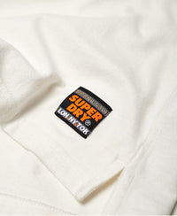Vintage Logo Box Fit Applique T-Shirt - Off White - Superdry Singapore