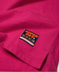 Vintage Logo Box Fit Applique T-Shirt - Pink - Superdry Singapore