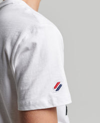 Varsity Arch Mono T-Shirt - White - Superdry Singapore