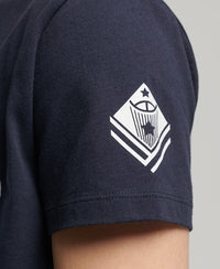 Varsity Arch Mono T-Shirt - Navy - Superdry Singapore