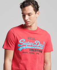 Vintage Logo American Classic T-Shirt - Red - Superdry Singapore