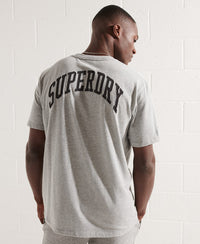 Varsity Arch T-Shirt - Grey - Superdry Singapore