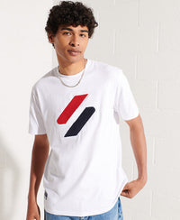 Superdry Code Logo Che Tee-Optic - Superdry Singapore