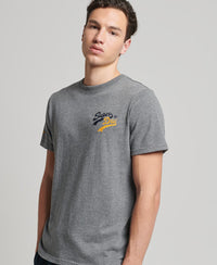 Vl Source Tee-Rich Charcoal Marl - Superdry Singapore