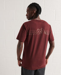 Expedition Graphic T-Shirt-Red - Superdry Singapore
