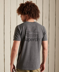 Core Logo American Classic T-Shirt-Dark Grey - Superdry Singapore