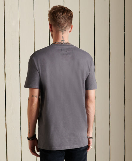 Crossing Lines T-Shirt-Grey - Superdry Singapore