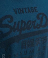 Vl Tonal Tee - Blue Bottle - Superdry Singapore