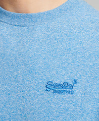 Vintage Logo Emb Tee-Fresh Blue Grit - Superdry Singapore