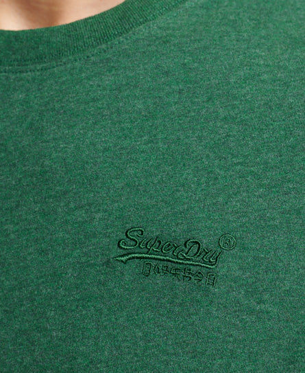 Vintage Logo Emb Tee-Heritage Pine Green - Superdry Singapore