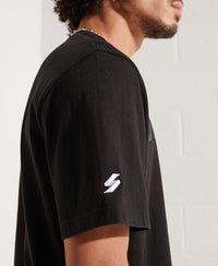 Independent Foil T-Shirt-Black - Superdry Singapore