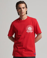 Vintage Tangled T-Shirt - Red - Superdry Singapore