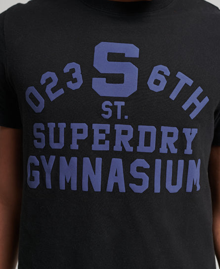 Vintage Athletic T-Shirt - Black - Superdry Singapore