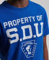 Vintage Athletic T-Shirt - Blue - Superdry Singapore
